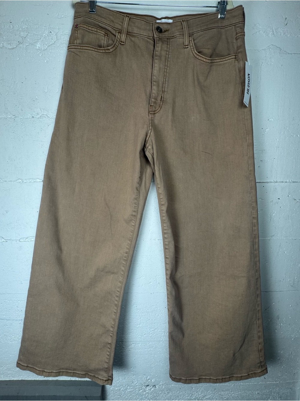 Edikted Hudson Oversized Jolene Wide Leg Brown Jeans 30 NWT‎ Tan Contemporary